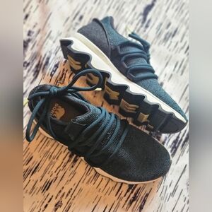 Sorel dark teal Kinetic Lace Up Sneakers NL 3227-375